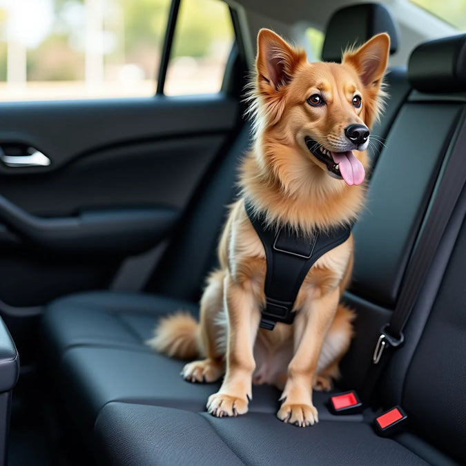 Adjustable Dog Seatbelt - Adjustable Dog Seatbelt for Safer Car Rides Always