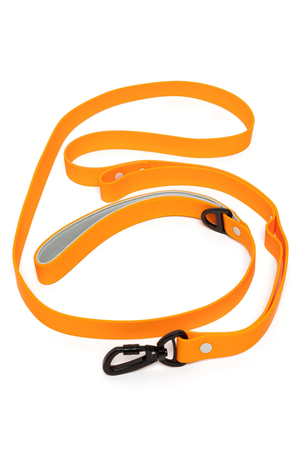 Aria the Fox Crimson Glow Waterproof Dog Leash | Bright Orange