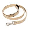 Aria the Fox Champagne Fizz Vegan Leather Dog Leash | Luxury Gold