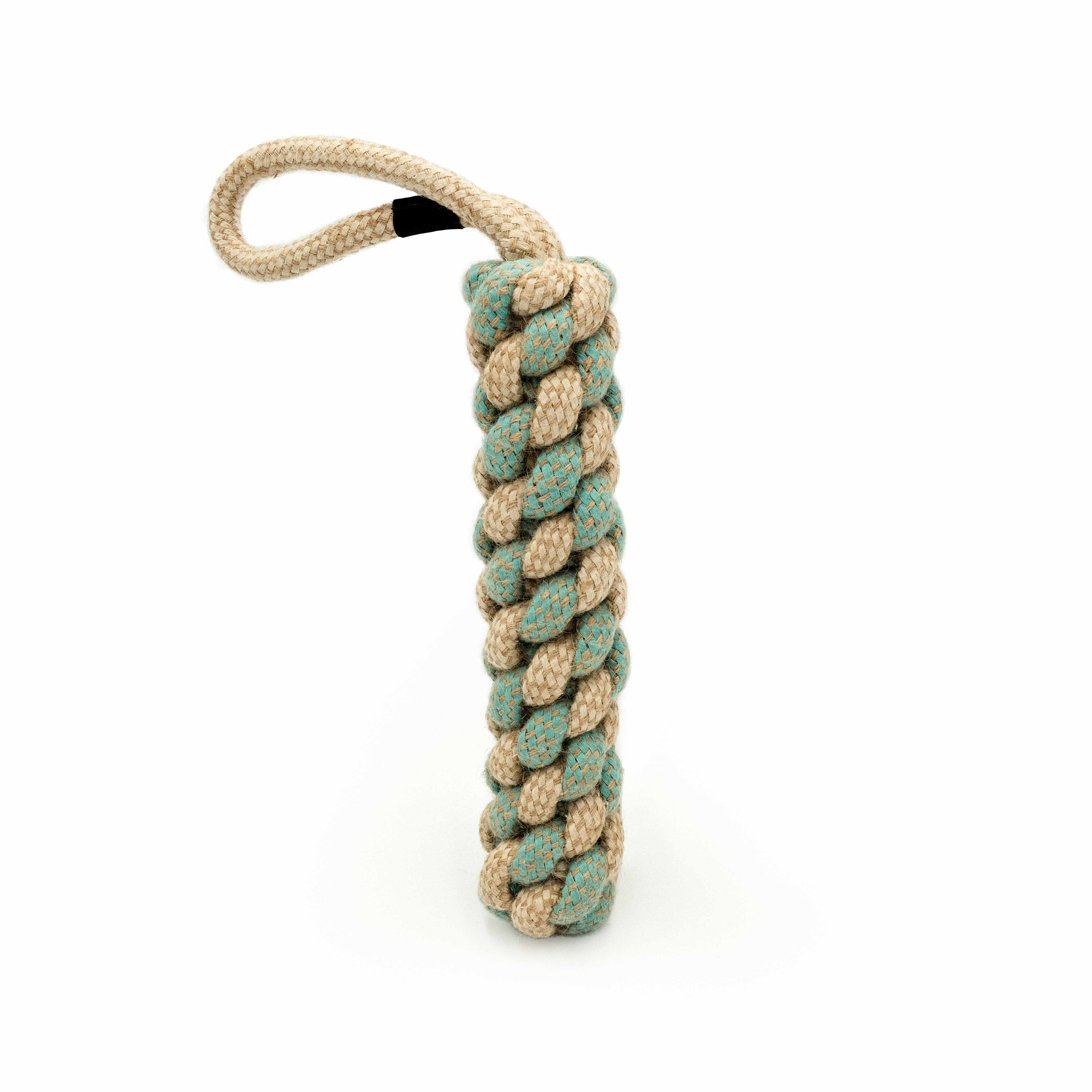 ecoZippy Cotton and Jute Tug | Dual-Handle Rope Toy