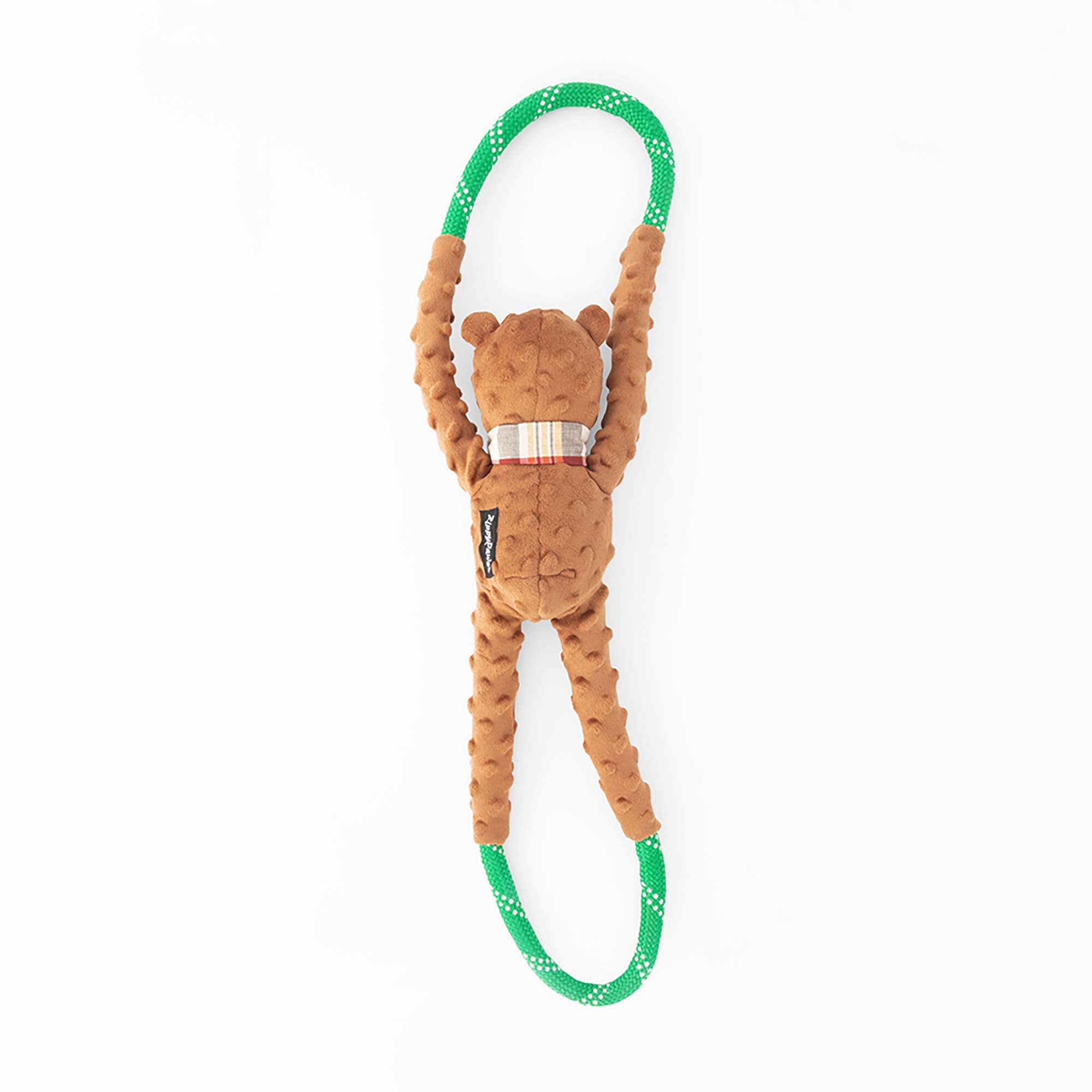 ZippyPaws RopeTugz Bear | Durable Rope Tug Toy