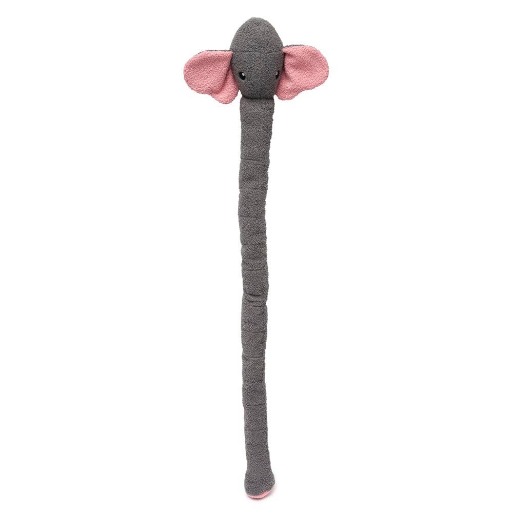 Twisty Elephant Plush & Rope Dog Toy (fabdog)