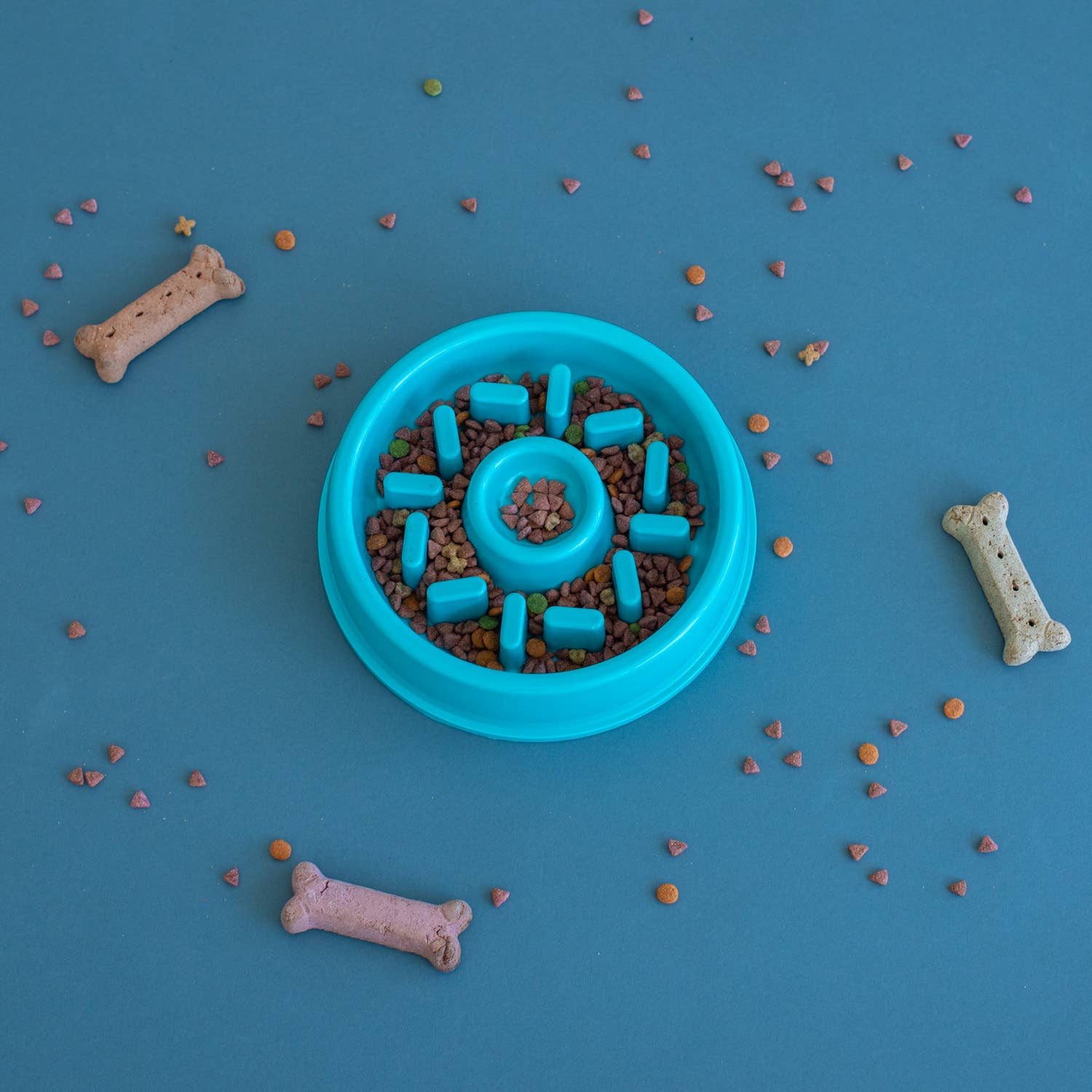 ZippyPaws Happy Bowl Donut | Slow Feeder Dog Bowl