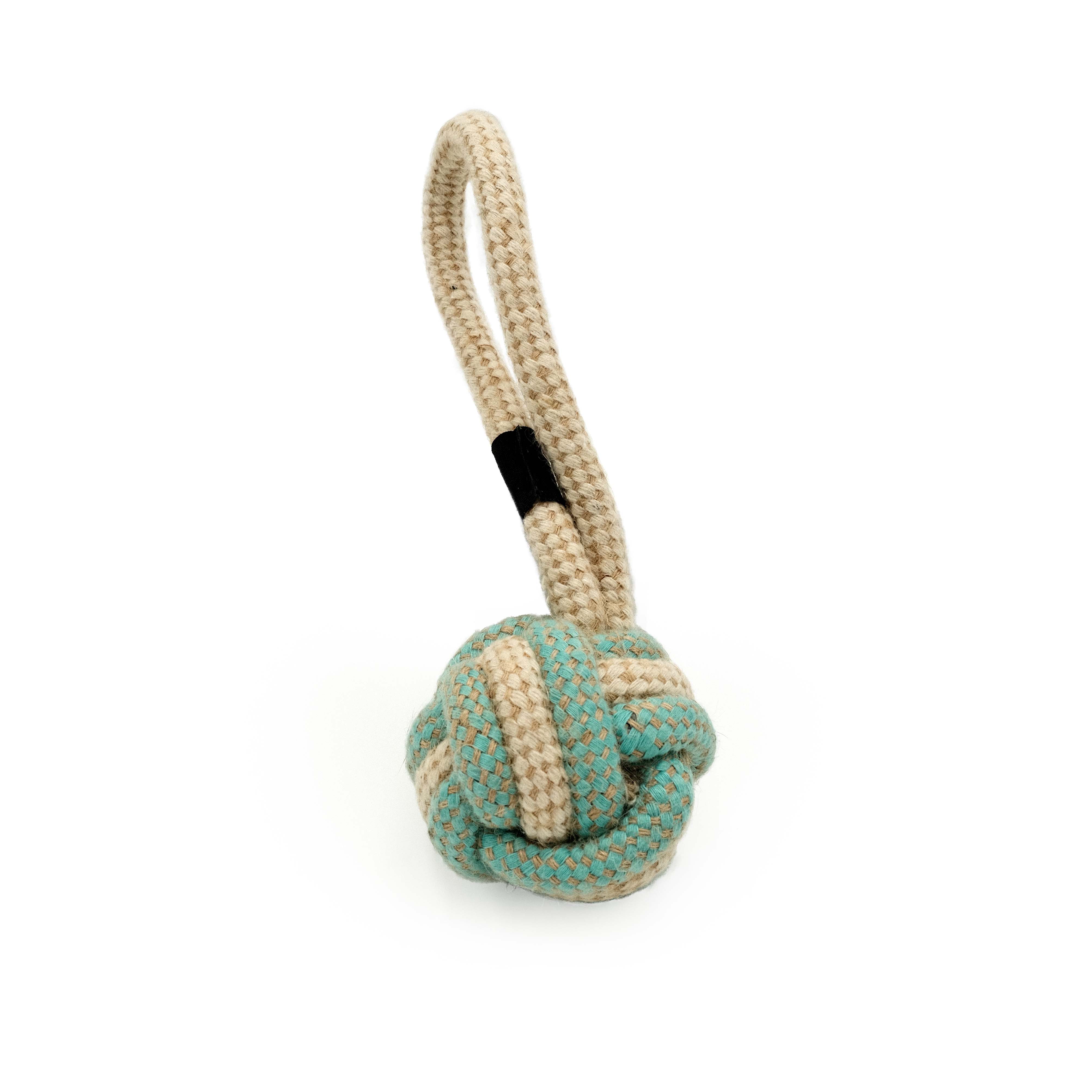 ecoZippy Cotton and Jute Ball | Natural Eco-Friendly Fetch Toy