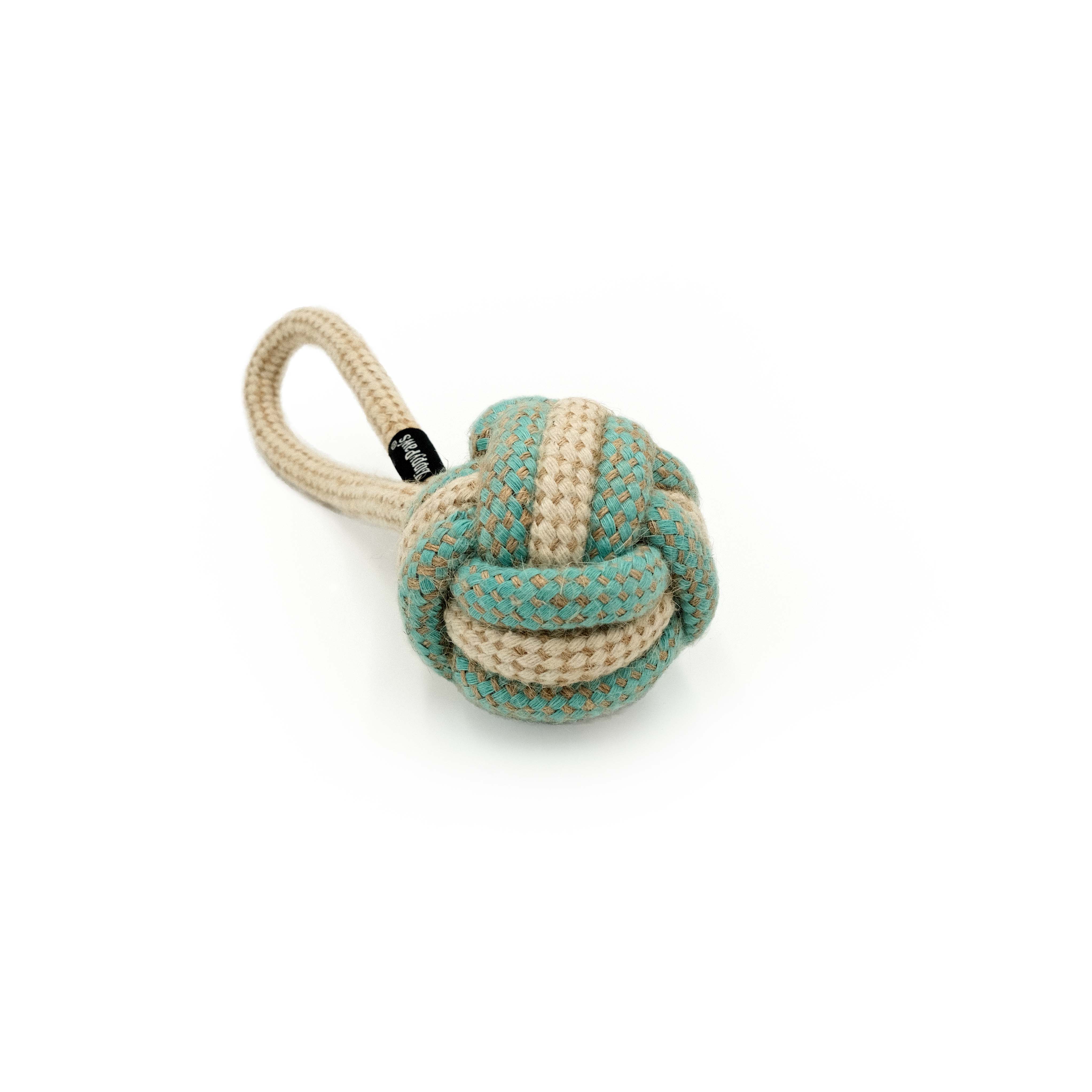 ecoZippy Cotton and Jute Ball | Natural Eco-Friendly Fetch Toy