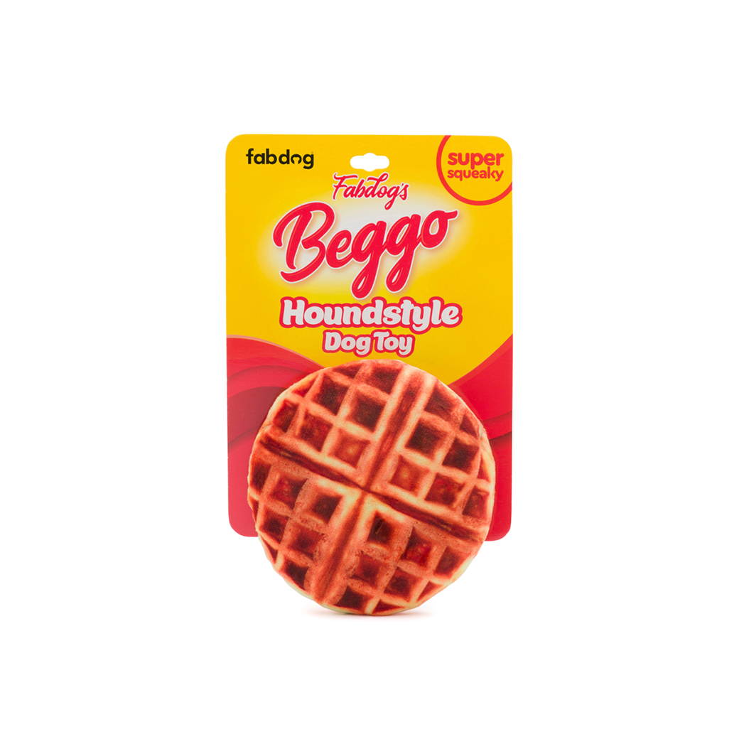 Beggo Waffle Plush Dog Toy