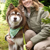 Aria the Fox Mossy Pine Waterproof Dog Collar | Earthy Green