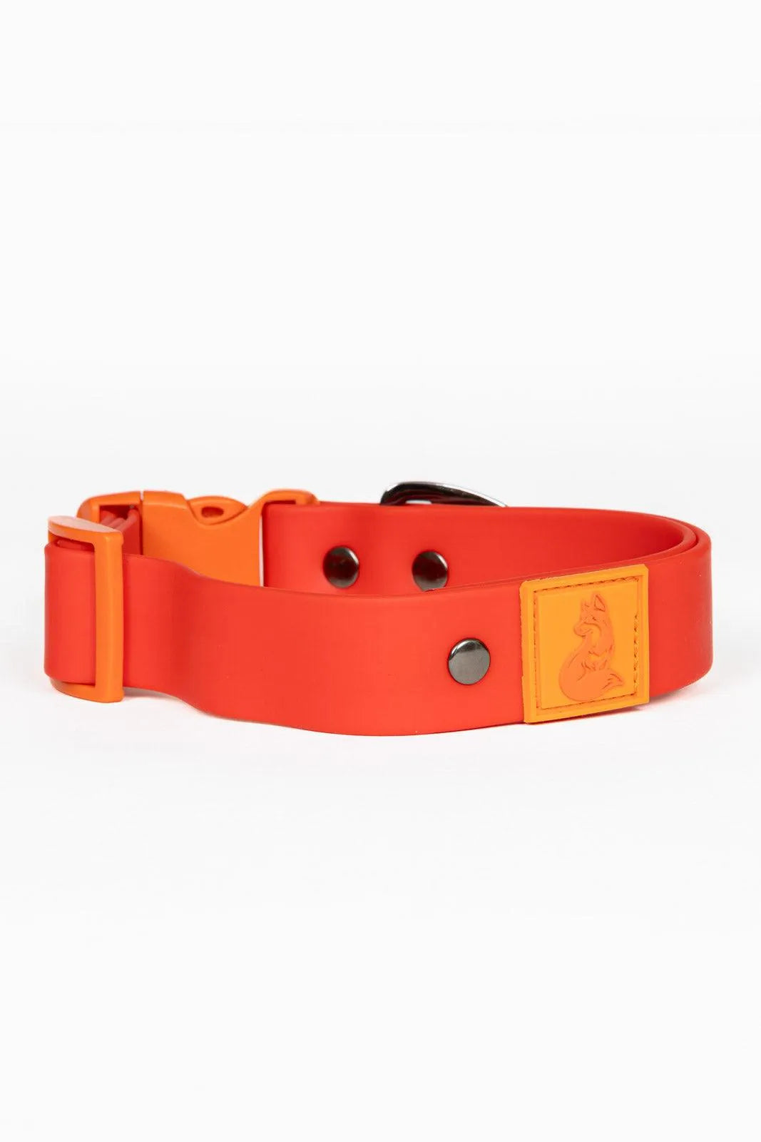 Aria the Fox Scarlet Peaks Waterproof Dog Collar | Vibrant Red