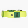 Aria the Fox Mossy Pine Waterproof Dog Collar | Earthy Green