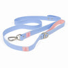 Aria the Fox Blue Sky Orchid Waterproof Dog Leash | Light Blue & Pink