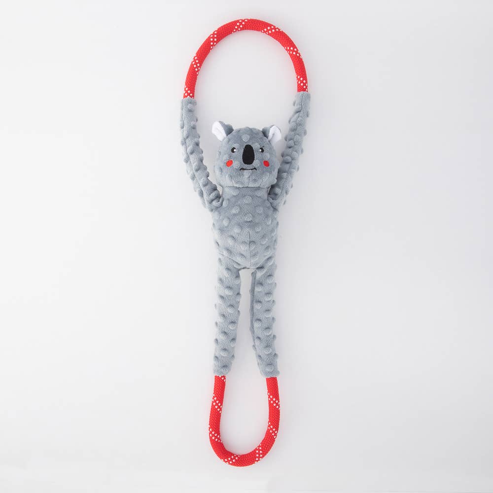 ZippyPaws RopeTugz Koala | Durable Rope Tug Toy