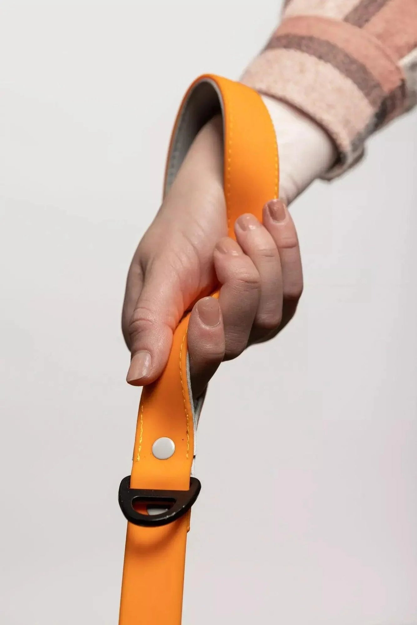Aria the Fox Crimson Glow Waterproof Dog Leash | Bright Orange