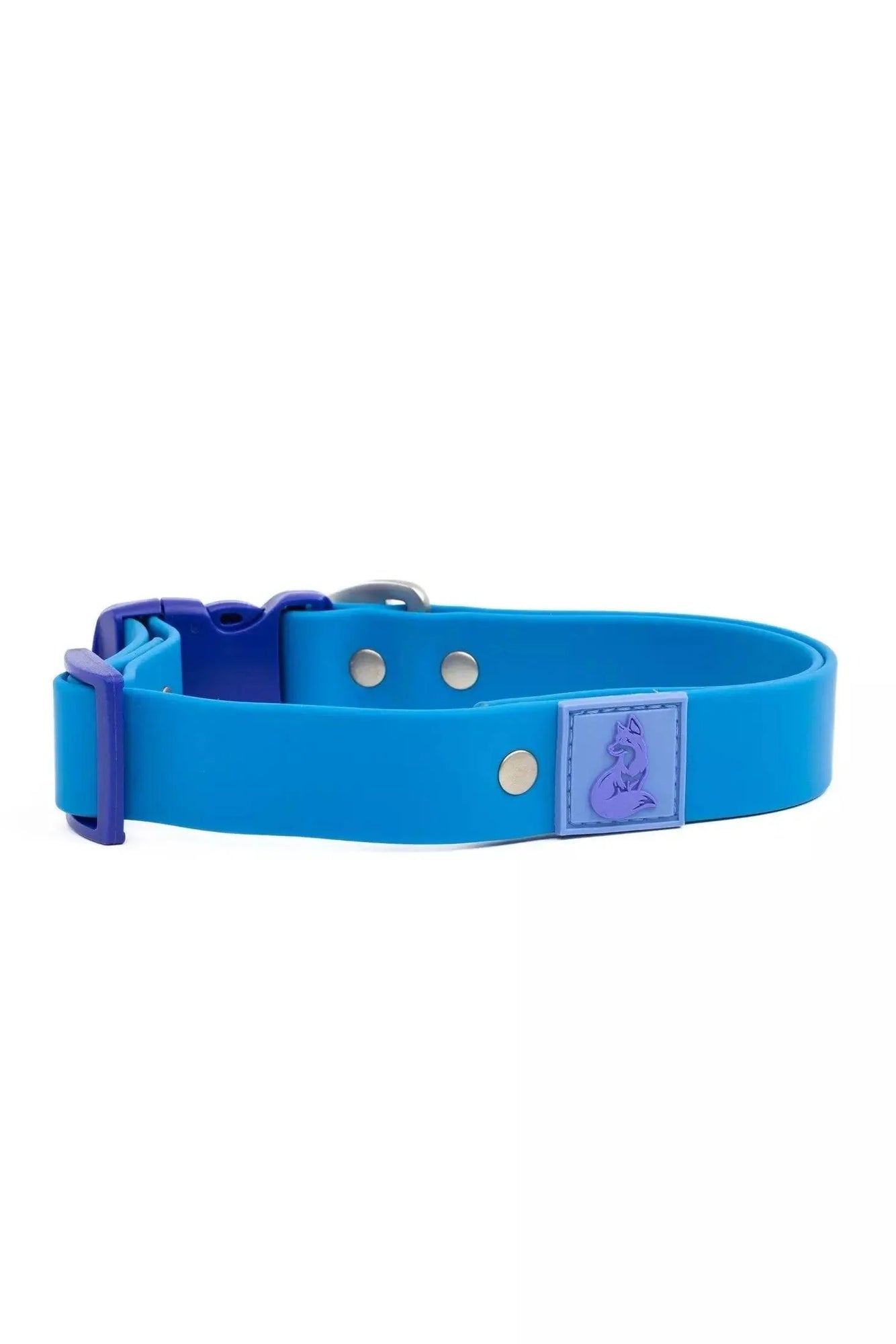 Aria the Fox Dockside Adventures Waterproof Dog Collar | Navy Blue