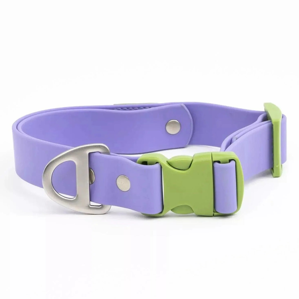 Aria the Fox Lavender Garden Waterproof Dog Collar | Soft Purple