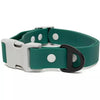 Aria the Fox Siberian Spruce Waterproof Dog Collar | Forest Green