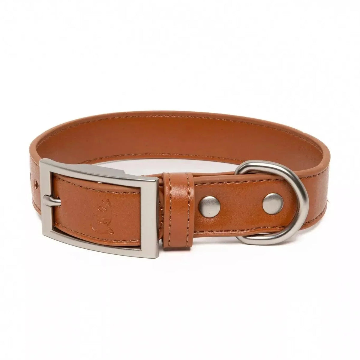 Aria the Fox Sierra Sunrise Vegan Leather Dog Collar | Warm Earth Tone