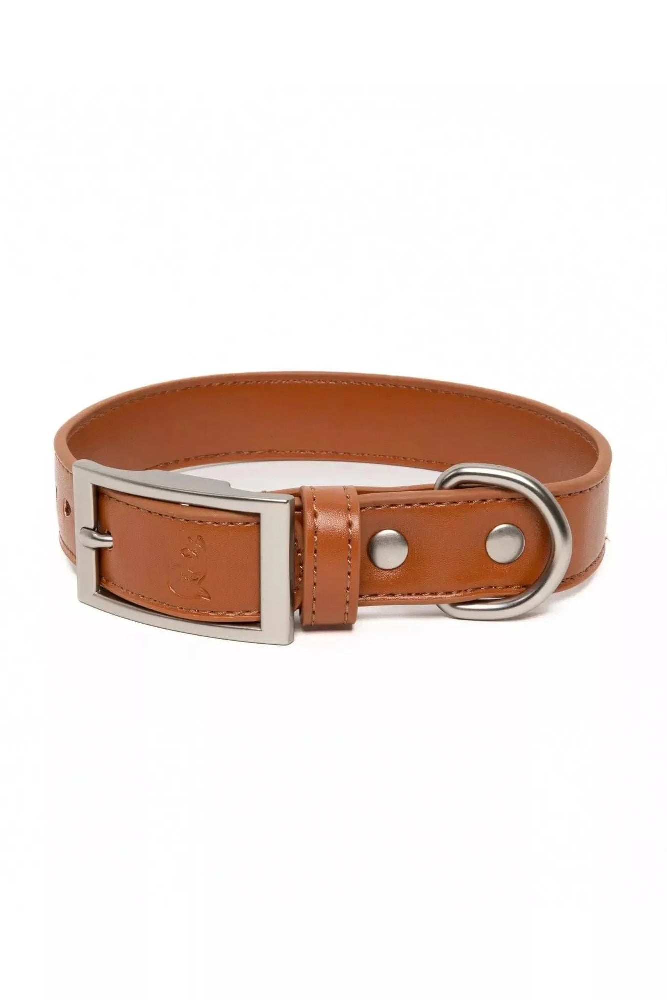 Aria the Fox Sierra Sunrise Vegan Leather Dog Collar | Warm Earth Tone