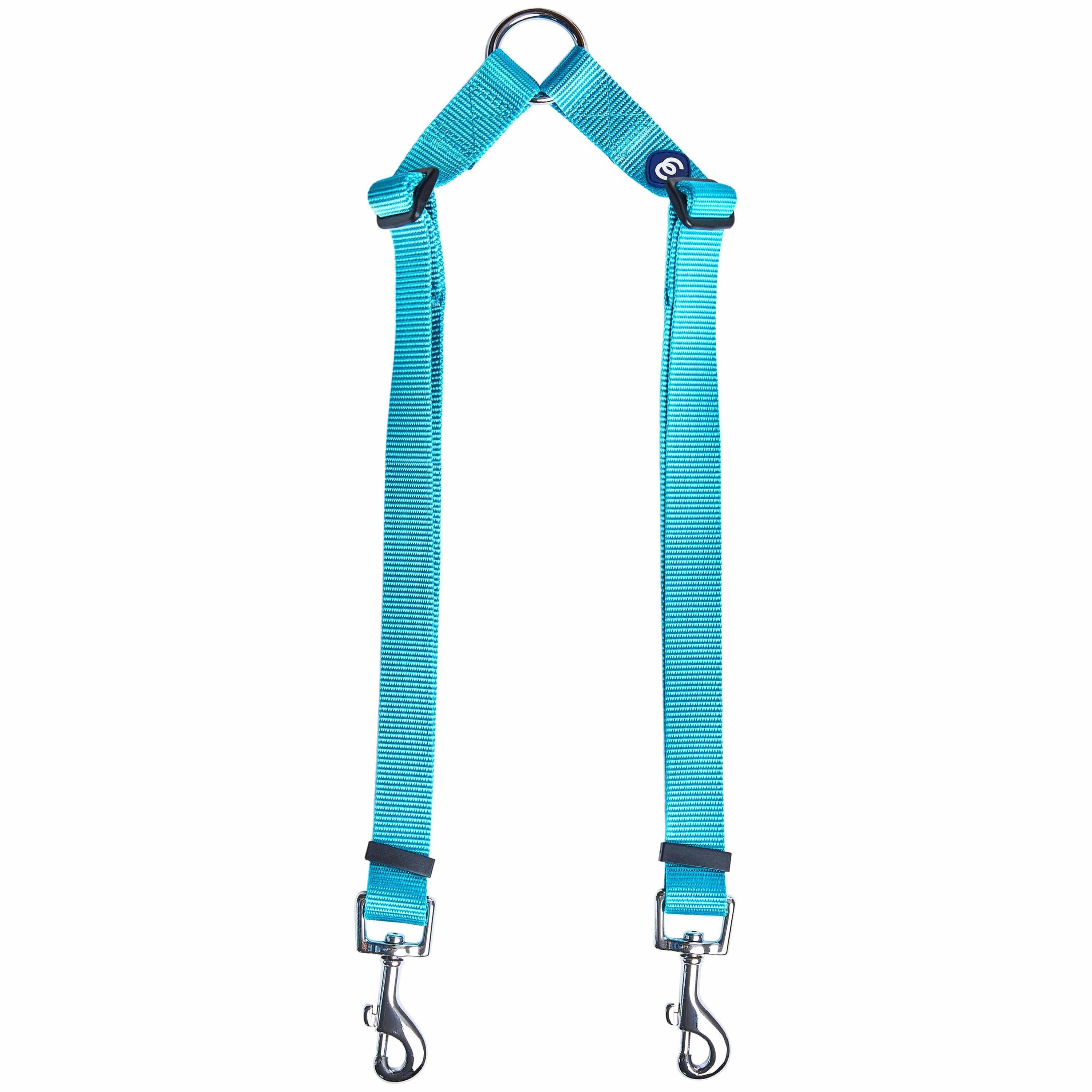 Turquoise Medium/Large Double Leash