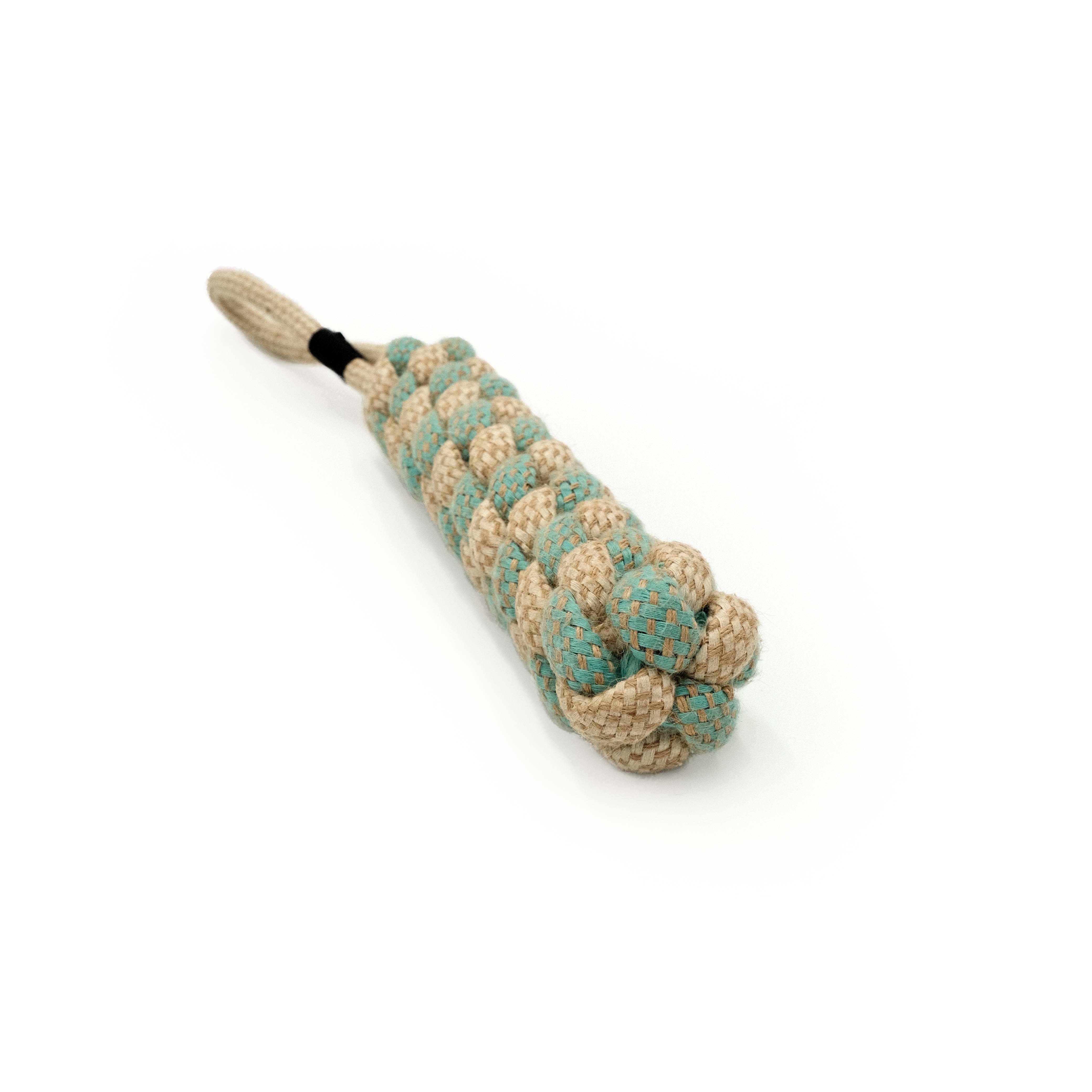 ecoZippy Cotton and Jute Tug | Dual-Handle Rope Toy