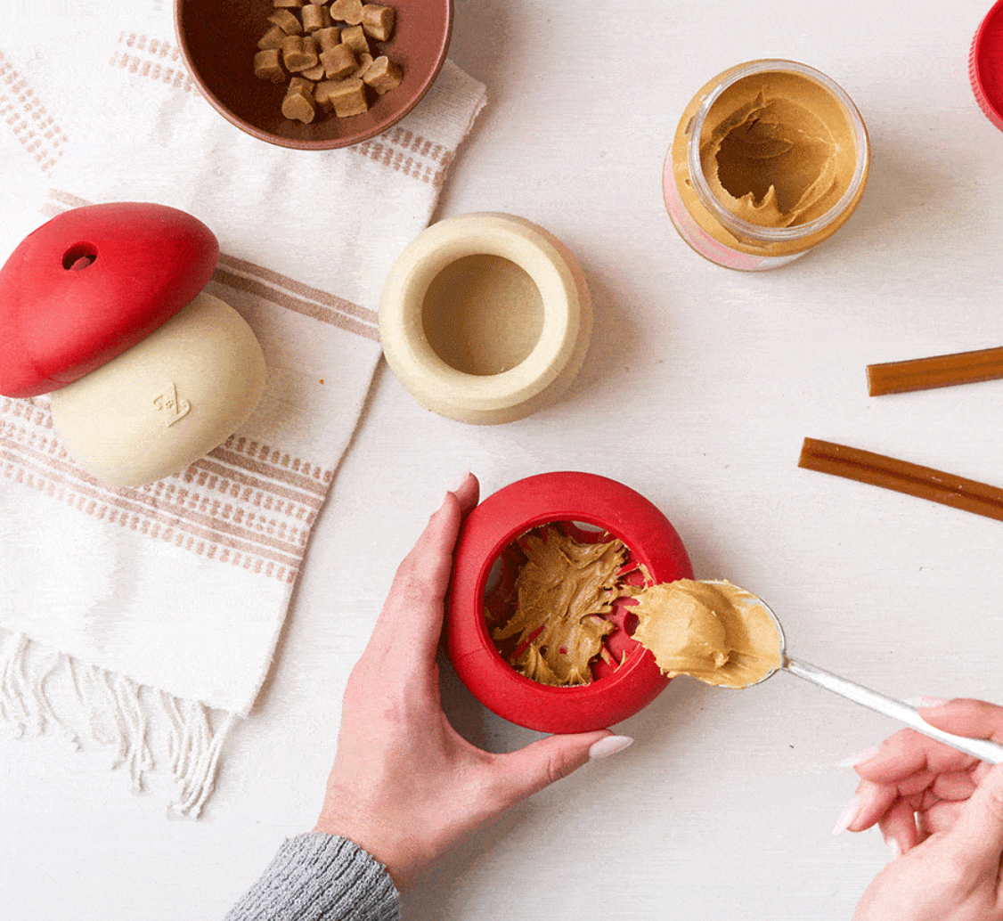 SmartyPaws Mushroom Tumbler | Interactive Treat Dispenser & Puzzle