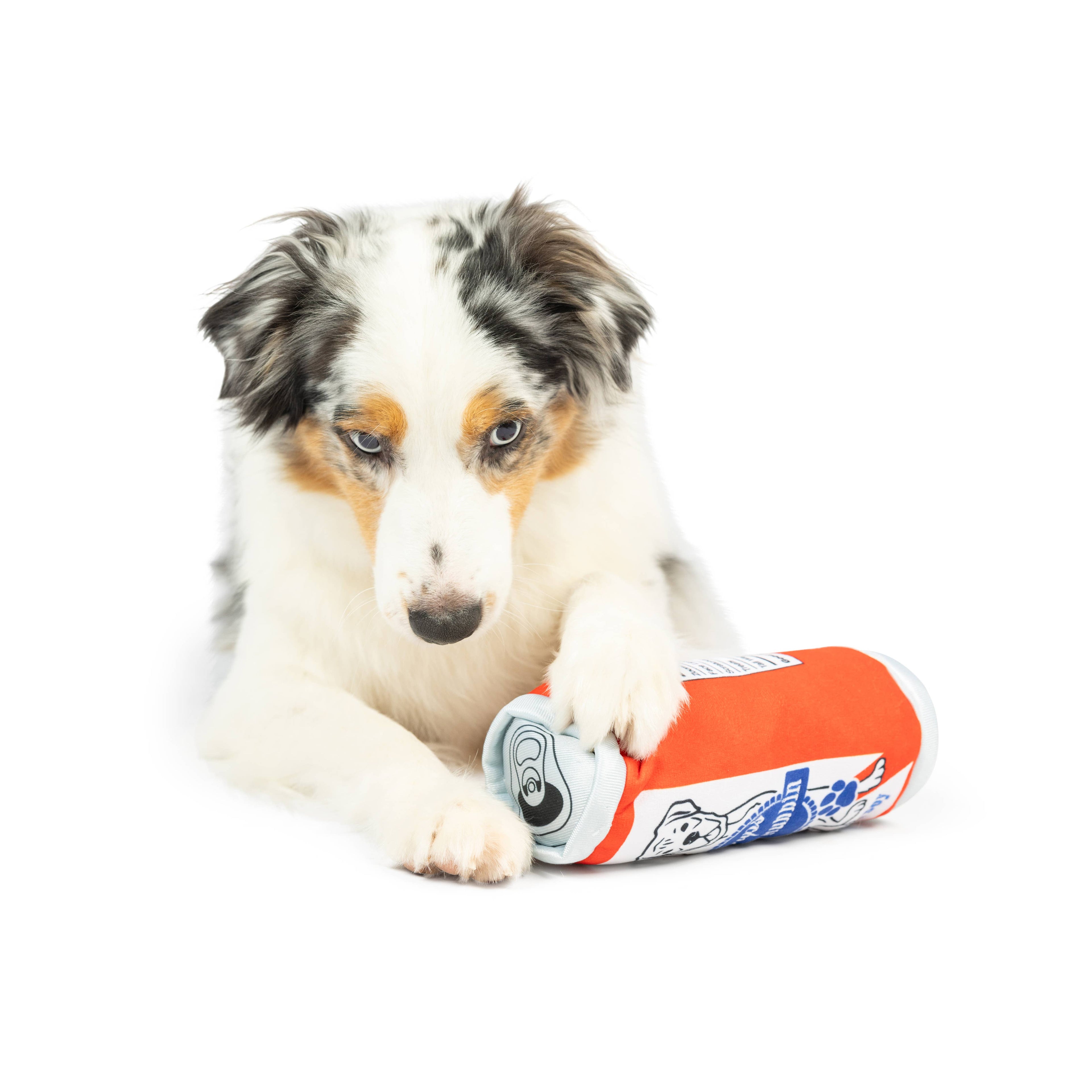 Pups Belly Rubbin Large Dog Toy – Beer Bottle Parody Plush