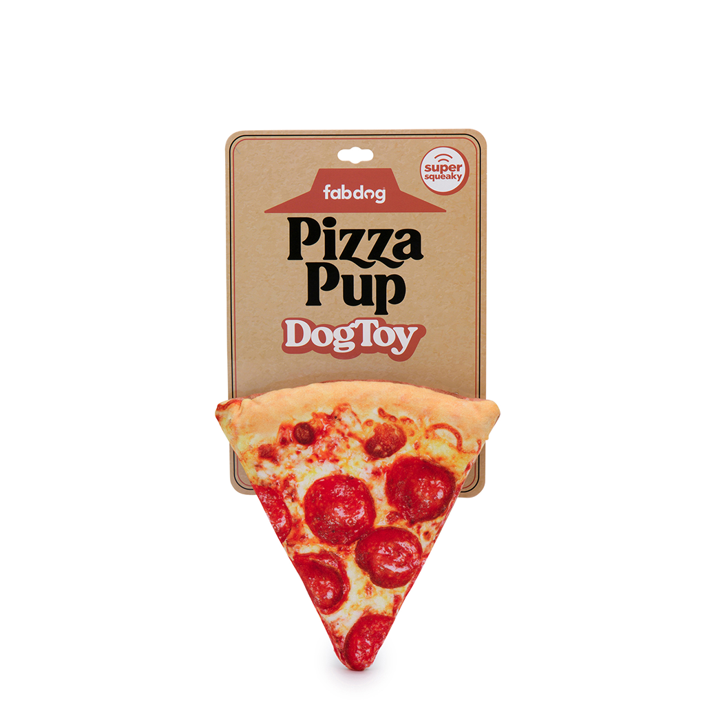 Pizza Pup Slice Plush Dog Toy