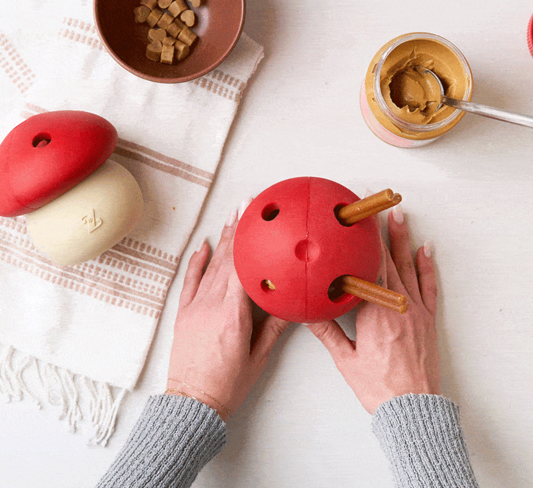 SmartyPaws Mushroom Tumbler | Interactive Treat Dispenser & Puzzle